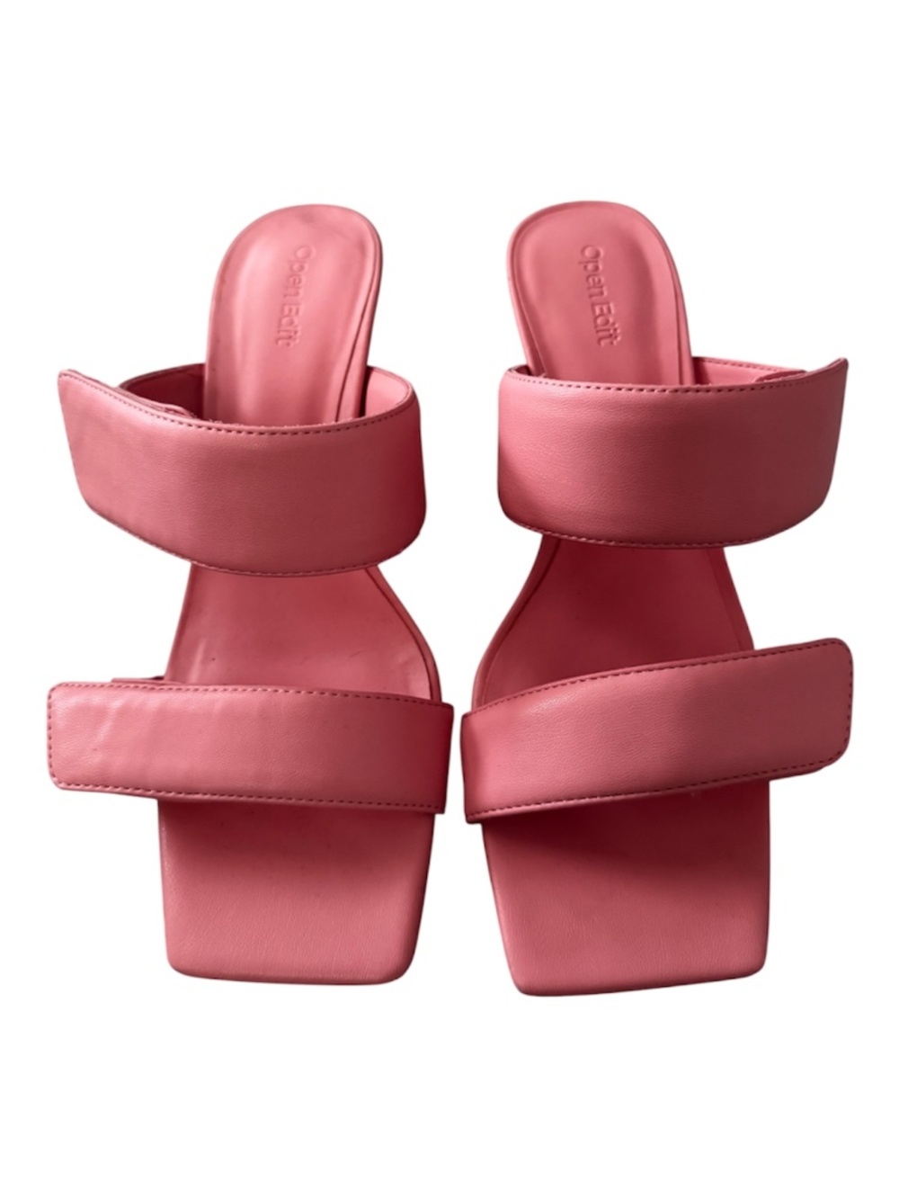 Open Edit Quincy Sandal Light Coral Size 8